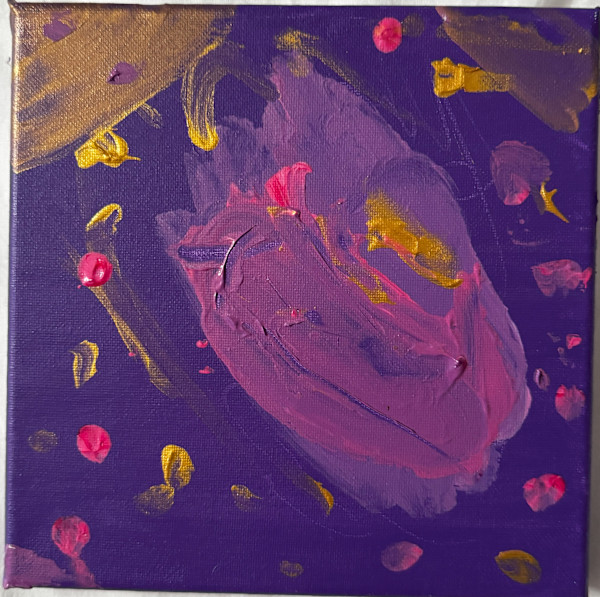 “ Lluvia de meteoritos” by Isabella Yaruro, Image 1.