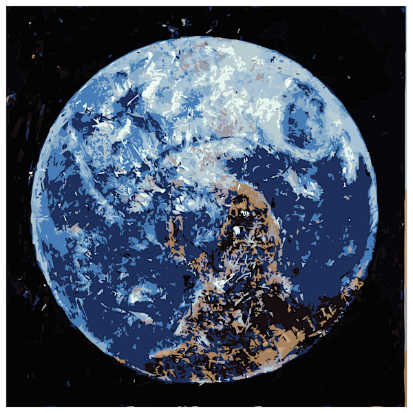 Blue Marble nº 1 Edition Series by CHRISTOPH MUELLER