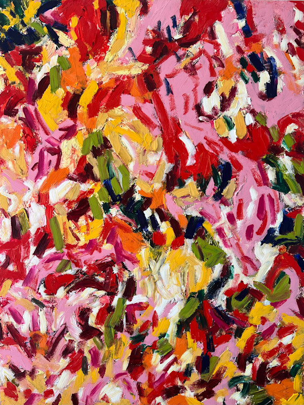 Study XLIII – Pink and Red Field by CHRISTOPH MUELLER, Image 1.
