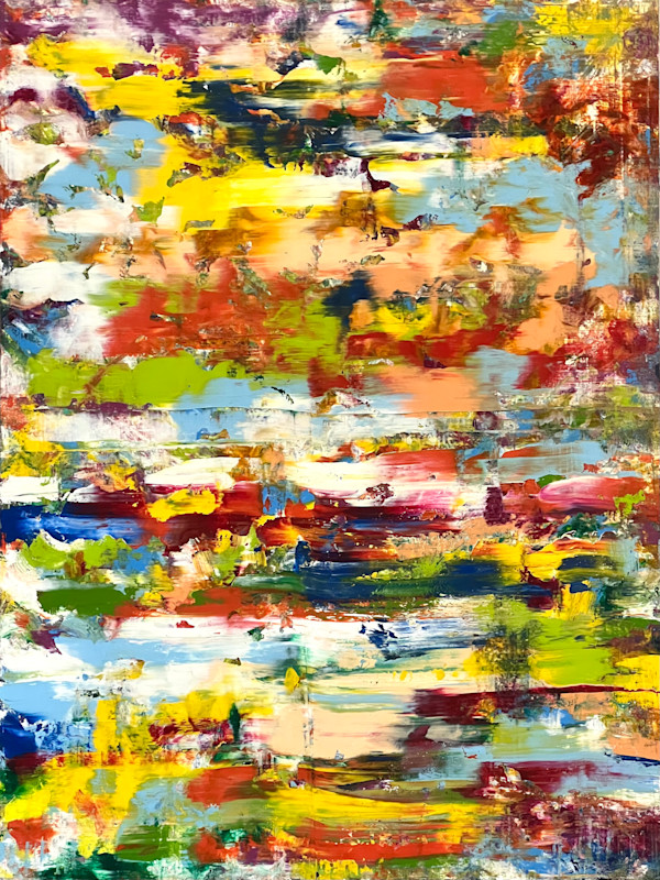 Study of a Bouquet of Flowers XII – Light and Colour Field by CHRISTOPH MUELLER