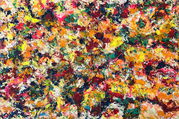 Study LIX – Yellow, Orange and Burgundy Field by CHRISTOPH MUELLER, Image 1.