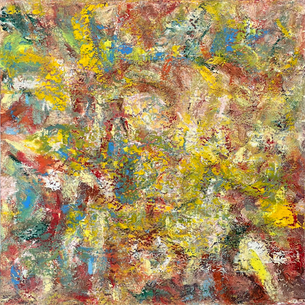 Study of a Bouquet of Flowers XXXII – Yellow Fragment Field by CHRISTOPH MUELLER, Image 4.