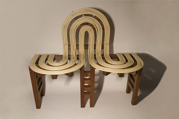 Wavy Bench by Jack Unger