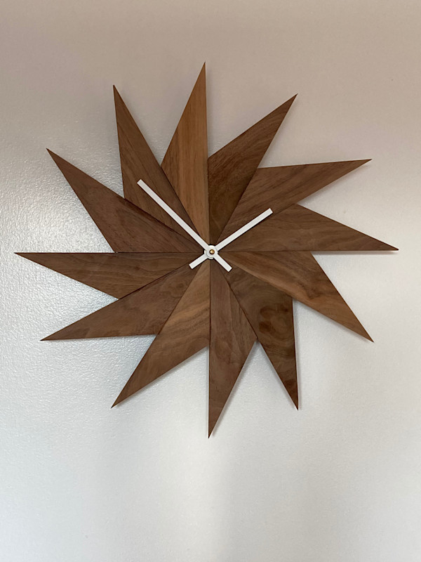 Walnut Clock by Jack Unger