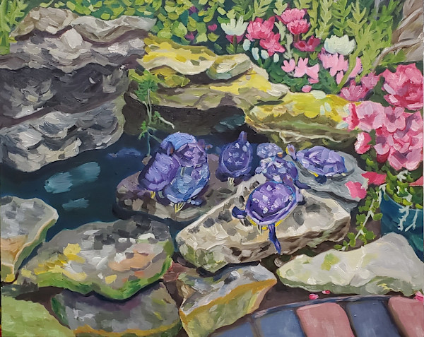 KBH_P_2021_PurpleTurties by Kyrene Haynes
