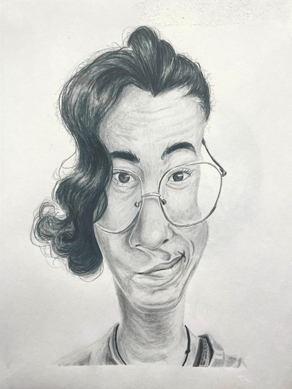 Caricature: Becca by Cat M. V.