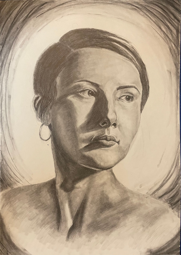 Portrait of a Woman by Cat M. V.
