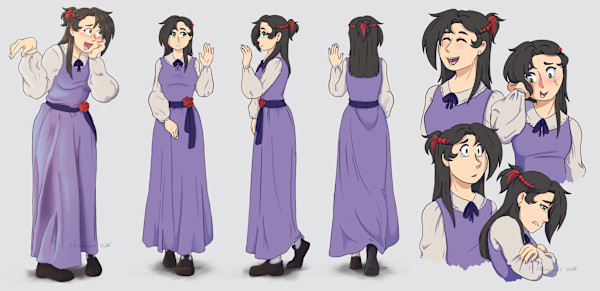 Character Sheet: Rin Waller by Cat M. V.