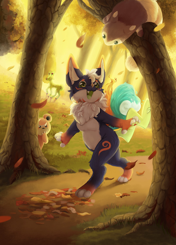 Autumn Stroll by Cat M. V., Image 1.