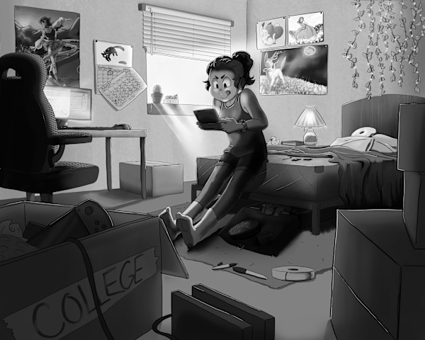 Getting Distracted by Cat M. V.