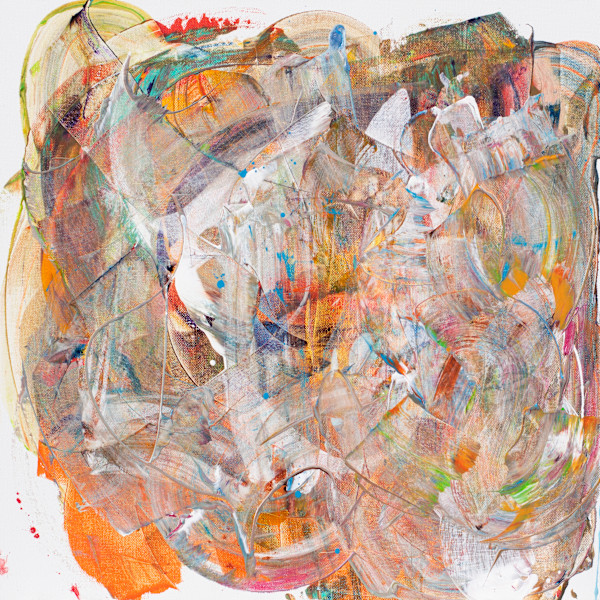 Kandinsky in Orange by Nadia Mufti