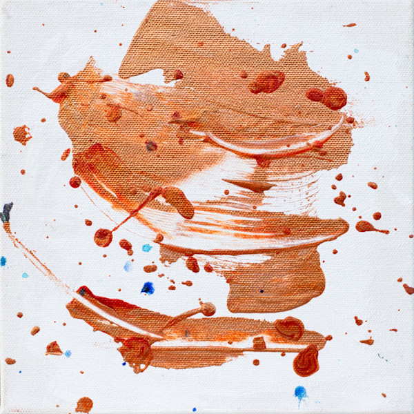 Orange Dots by Nadia Mufti