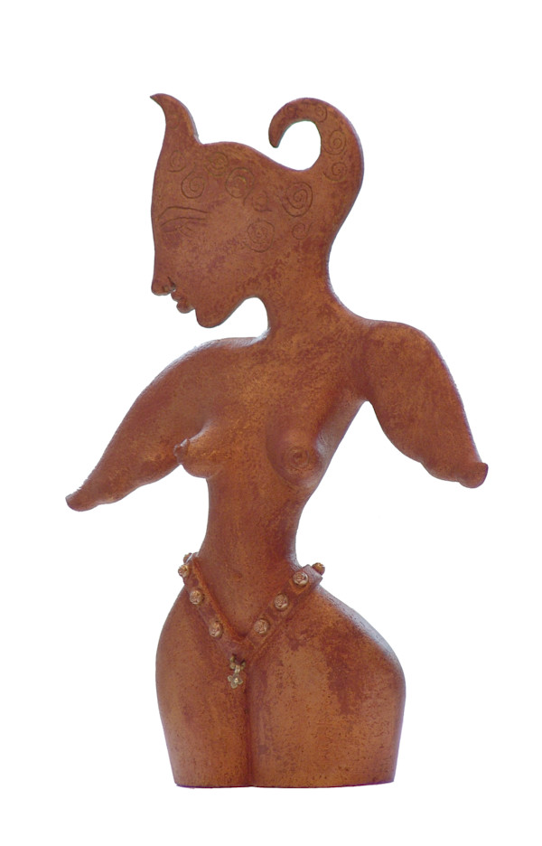 Chastety Belt by Danièle Lamarche-Sarvia neo figurativism, figurative expressionism  painter, Image 1.