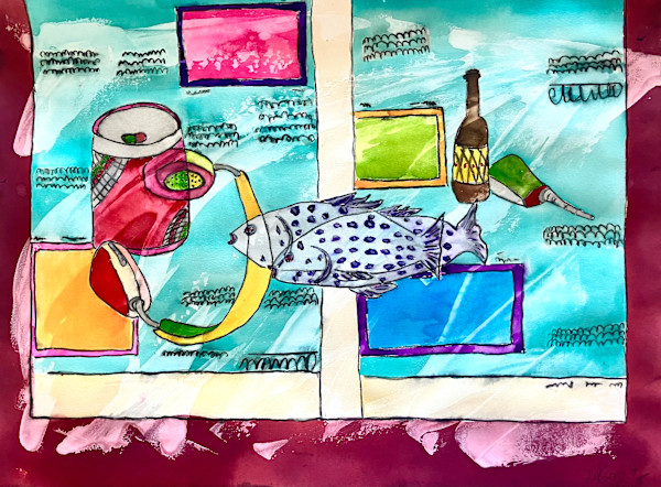 The Masculine Journey by Danièle Lamarche-Sarvia neo figurativism, figurative expressionism  painter