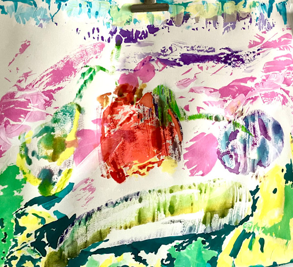 too busy by Danièle Lamarche-Sarvia neo figurativism, figurative expressionism  painter