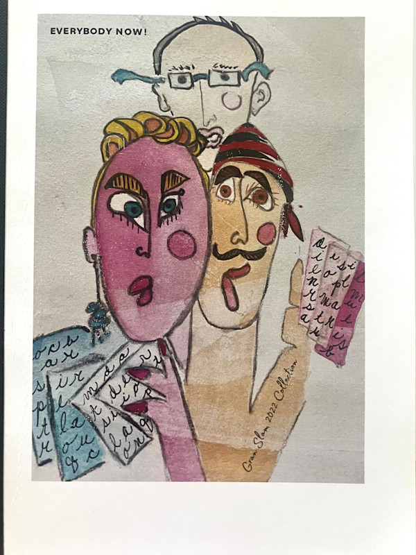 Grand Slam Poetry/ HOTA by Danièle Lamarche-Sarvia neo figurativism, figurative expressionism  painter, Image 1.