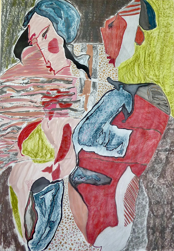 Metis by Figurative expressionist painter Danièle Lamarche-Sarvia