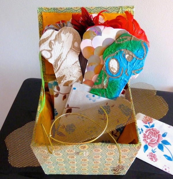 THE PENIS BOX by Figurative expressionist painter Danièle Lamarche-Sarvia