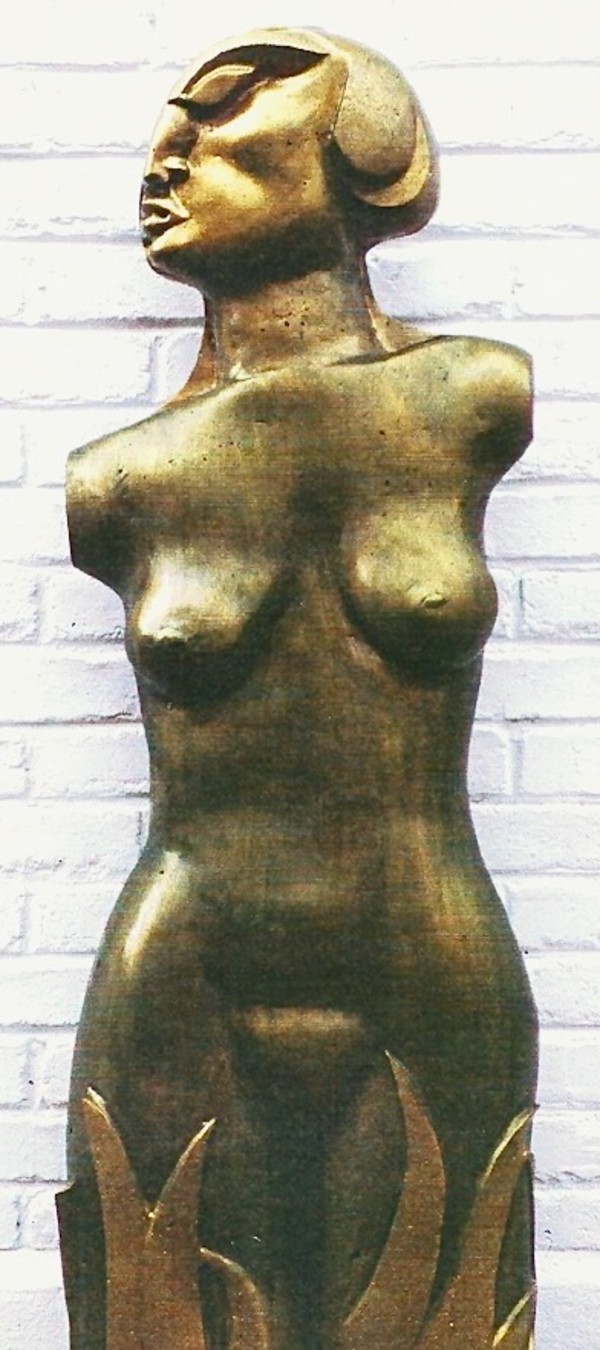 Fountain model to cast by Danièle Lamarche-Sarvia neo figurativism, figurative expressionism  painter, Image 1.