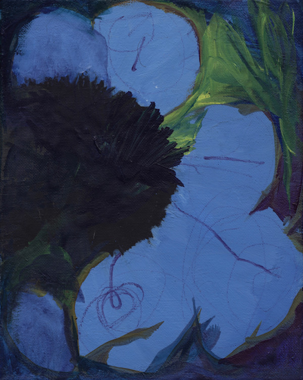 Blue Sunflower by Nova Dream Space