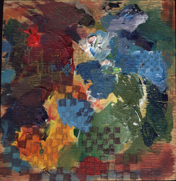 Checkers on Paint by Nova Dream Space