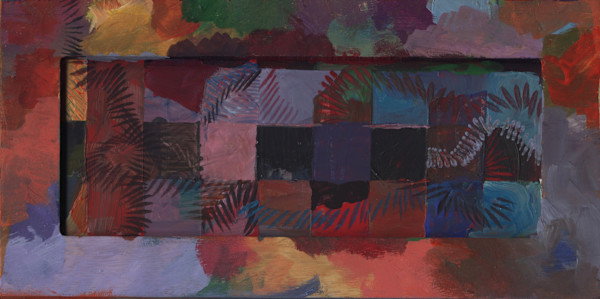 Black, Purple, Blue Checkers by Nova Dream Space