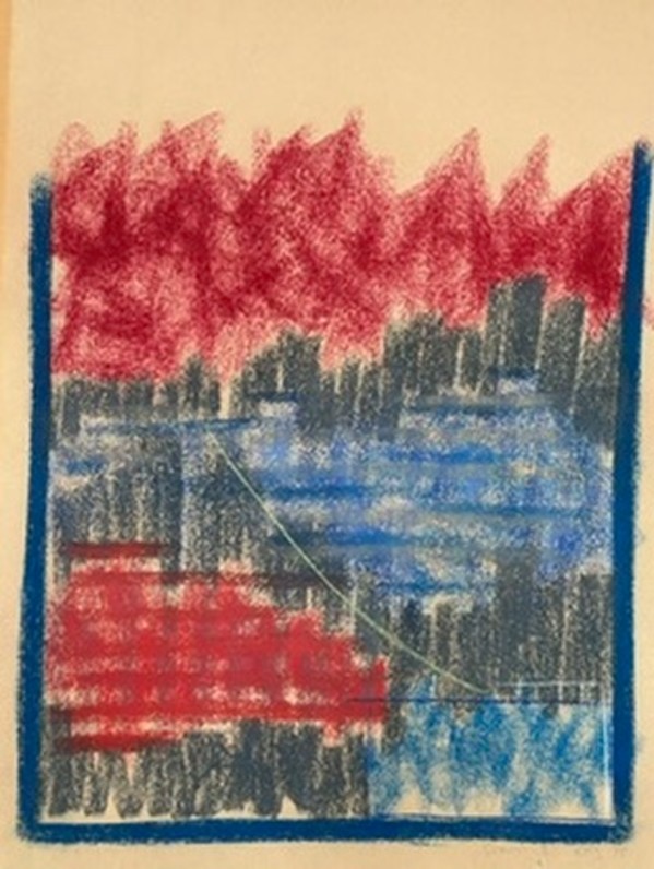 Untitled Charcoal on paper series by Kjeld Tidemand-Johannessen