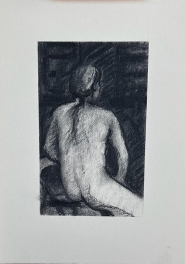 Untitled Charcoal on paper series 1994 by Kjeld Tidemand-Johannessen