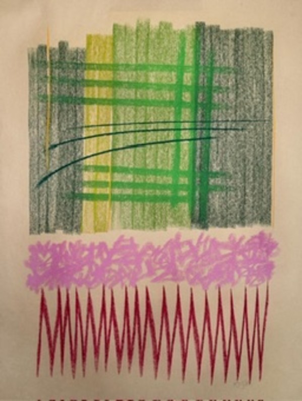 Charcoal on paper series 1975 by Kjeld Tidemand-Johannessen