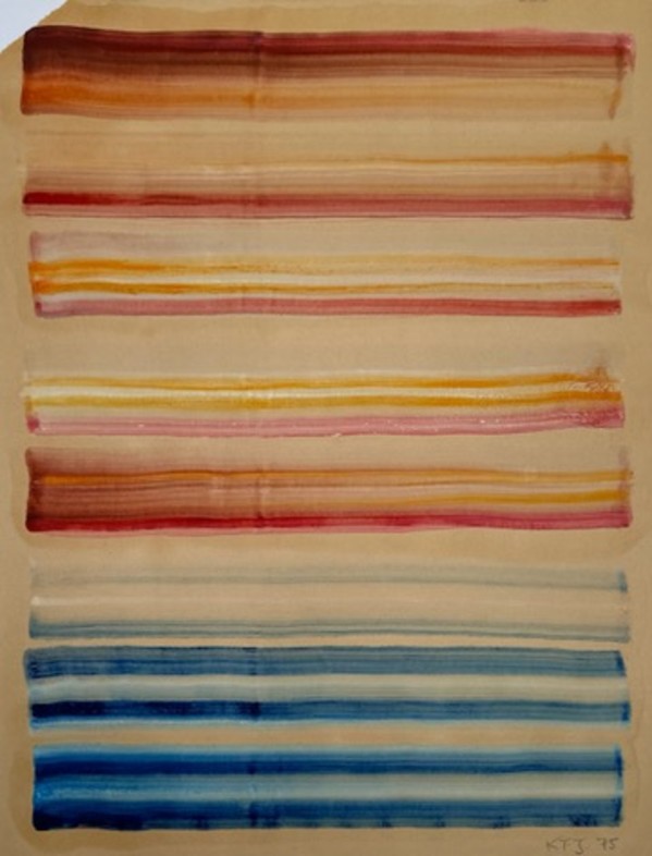 Watercolor on paper series by Kjeld Tidemand-Johannessen