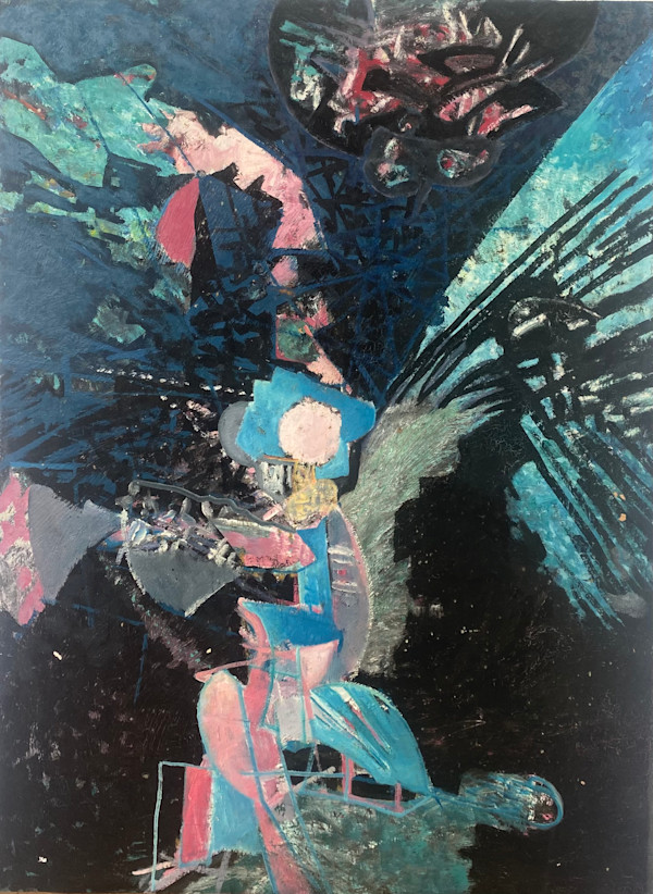 Untitled painting by Kjeld Tidemand-Johannessen