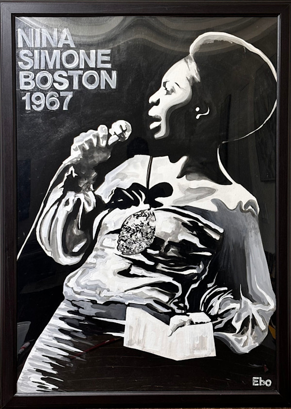 Nina Simone Boston 1967 by Ebo the Ghost Artist