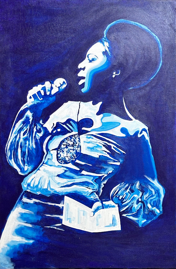The Blue Nina by Ebo the Ghost Artist