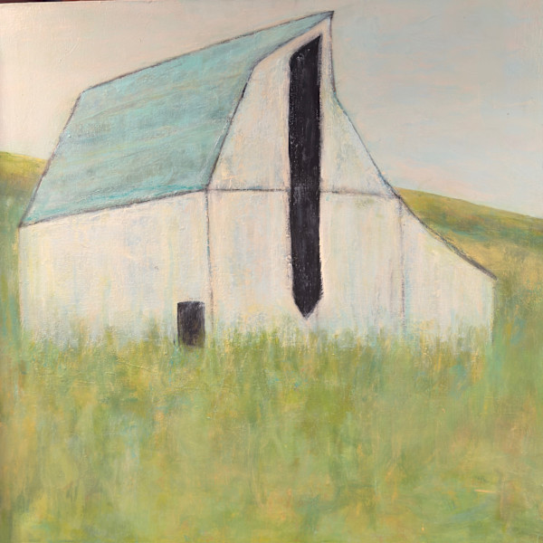 Blue Roof by Cyndy Hinkelman-Smith