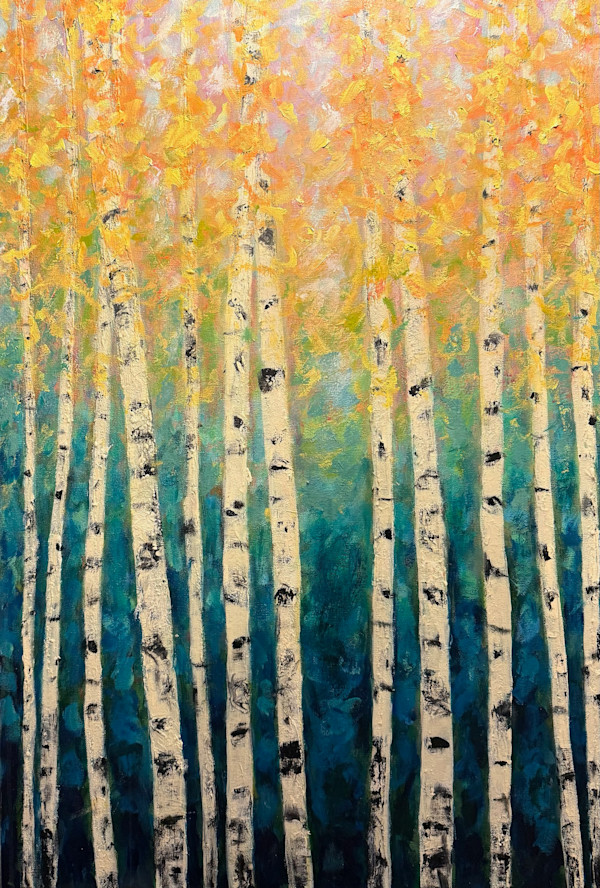 Aspen Rumination by Cyndy Hinkelman-Smith