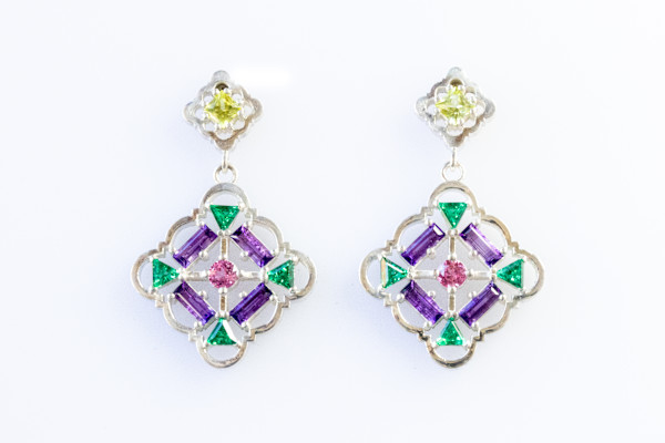 Quilt Earrings by Stefano Lonzano