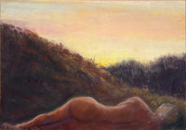 She Lies Down With the Burned Hills by Elizabeth Gomes, Image 1.