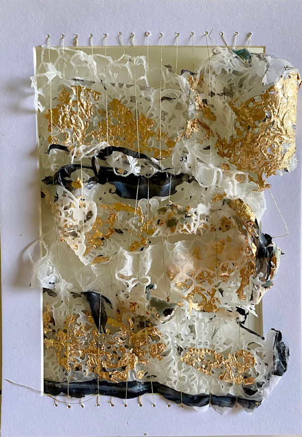 S/T_ de la serie Tejer con Pintura by Ingrid Lauw Peña