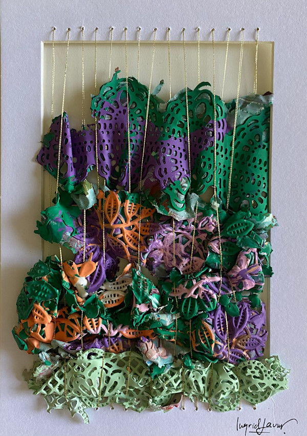 S/T_ de la serie Tejer con Pintura by Ingrid Lauw Peña