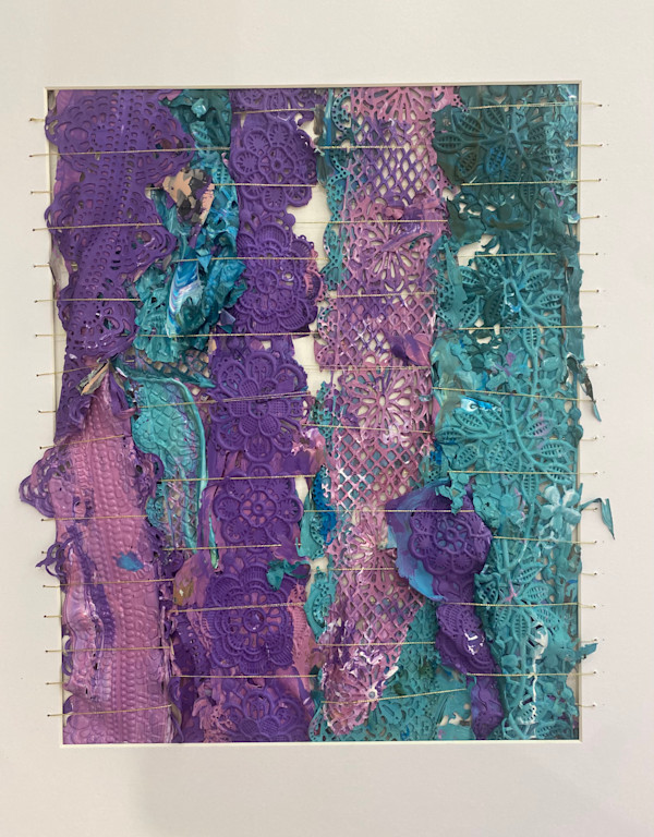 S/T_ de la serie Tejer con Pintura by Ingrid Lauw Peña