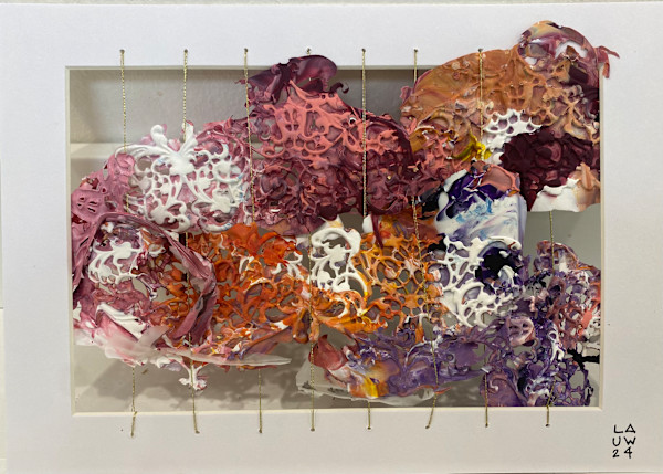 S/T -  de la serie Tejer con Pintura by Ingrid Lauw Peña