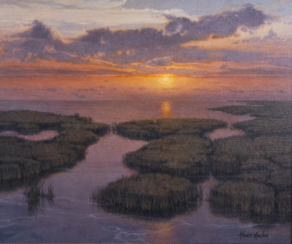 Sunset on the Marshland #5 by Mason Archie
