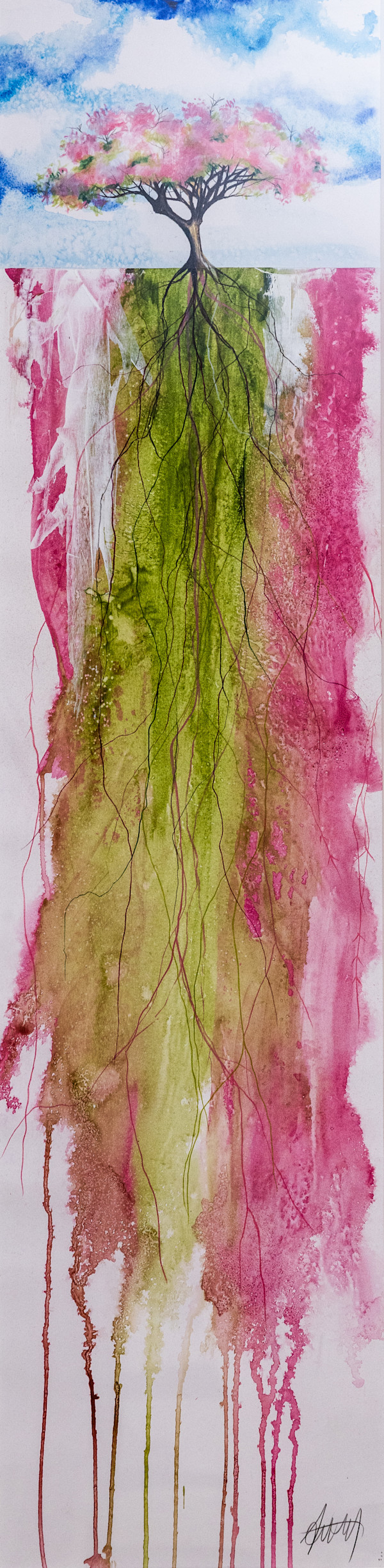Rooted Groove Pink by Anthony Burks Sr.