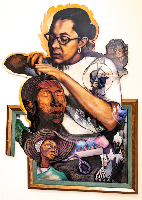 Portrait of Elizabeth Catlett by Damien Mathis