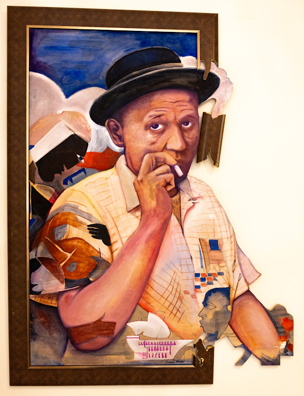 Portrait of Romare Bearden by Damien Mathis