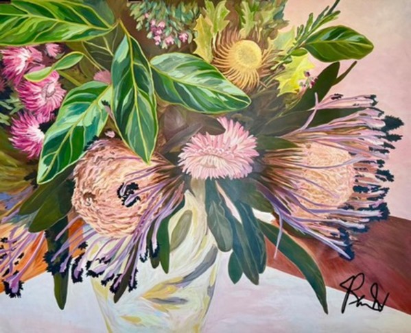 Black Bearded Beauties by Pam Wardner