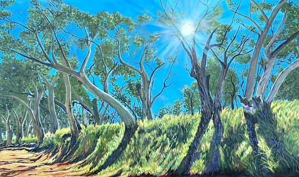 Walking through Hale Riverbed by Pam Wardner