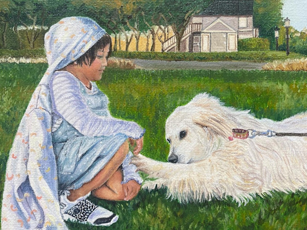Mercy just before turning 8 by Pam Wardner