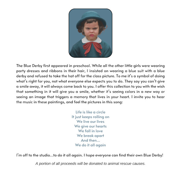 Blue Derby by DeeDee Daniel