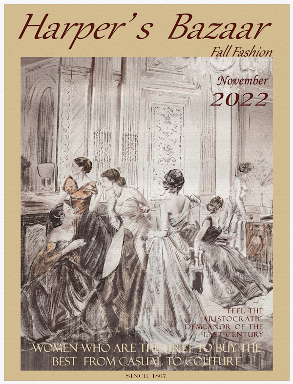 Harper‘s Bazaar Cover Design by Zhaoqi Wang